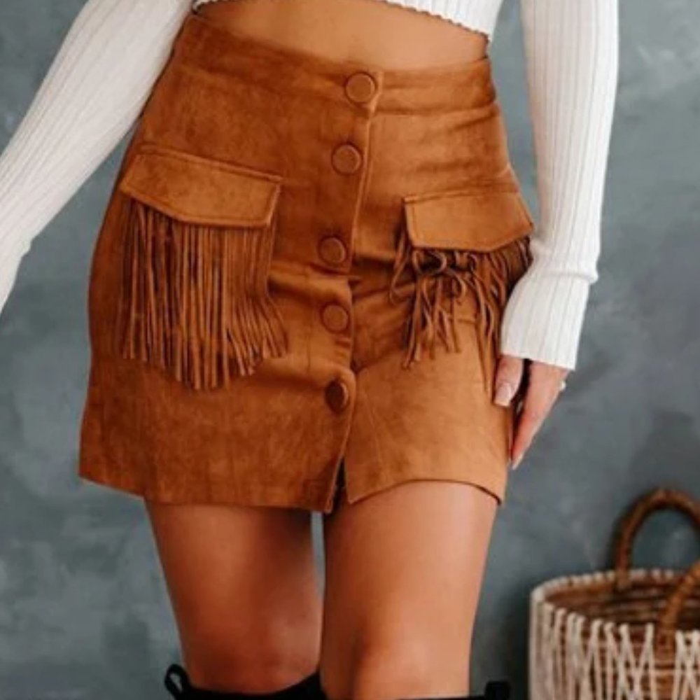 Women's brown skirt